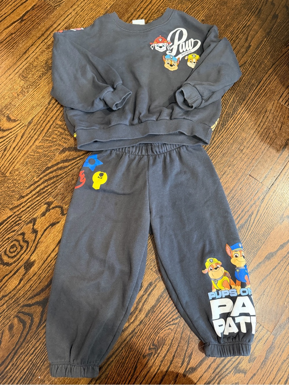 Zara Charcoal Grey Paw Patrol Joggers Set 5T
